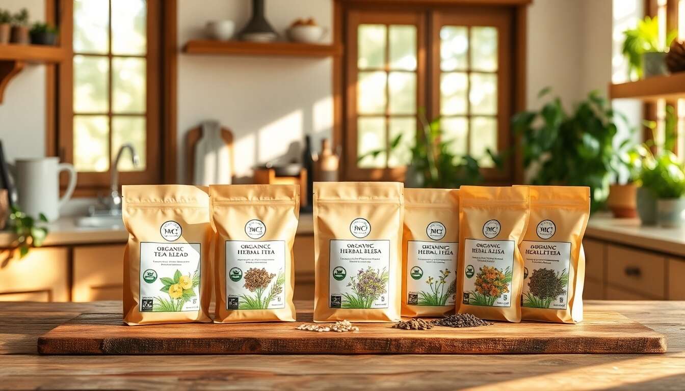 Sélection de tisanes bio et éthiques