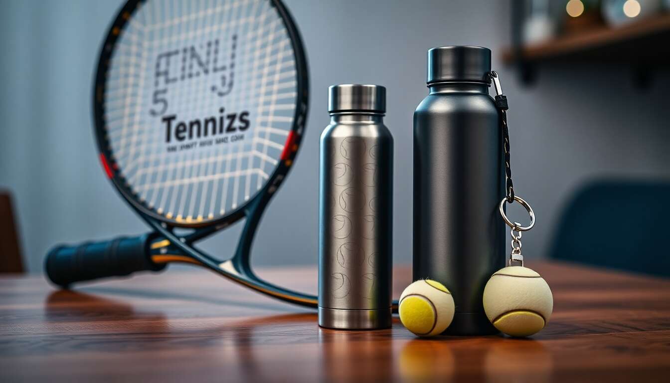 Goodies personnalisés pour fans de tennis