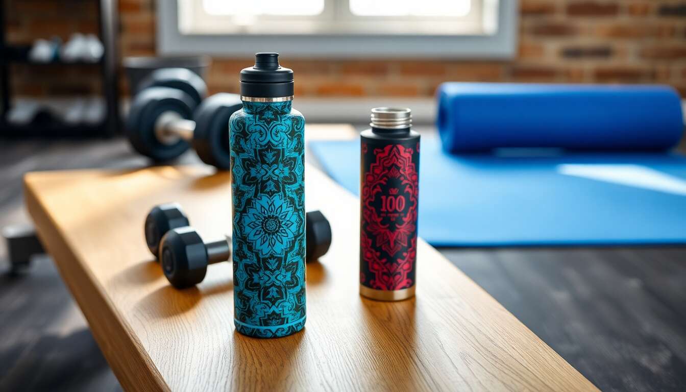 Gourdes et bouteilles personnalisées pour une hydratation stylée