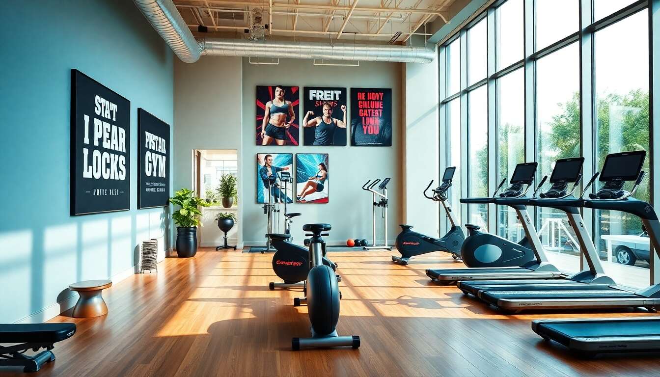 Affiches et décorations personnalisées pour motiver ses entraînements