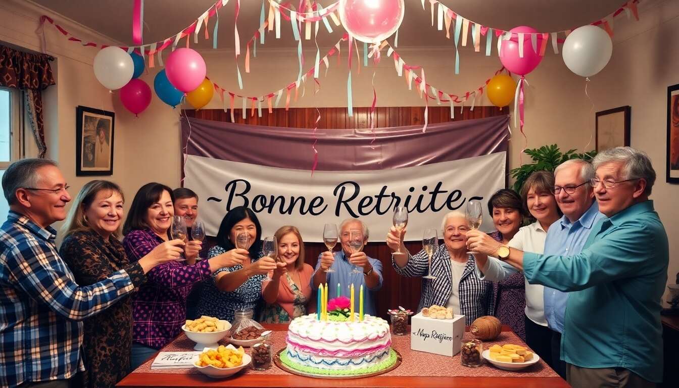 Organiser une fête surprise pour un départ à la retraite