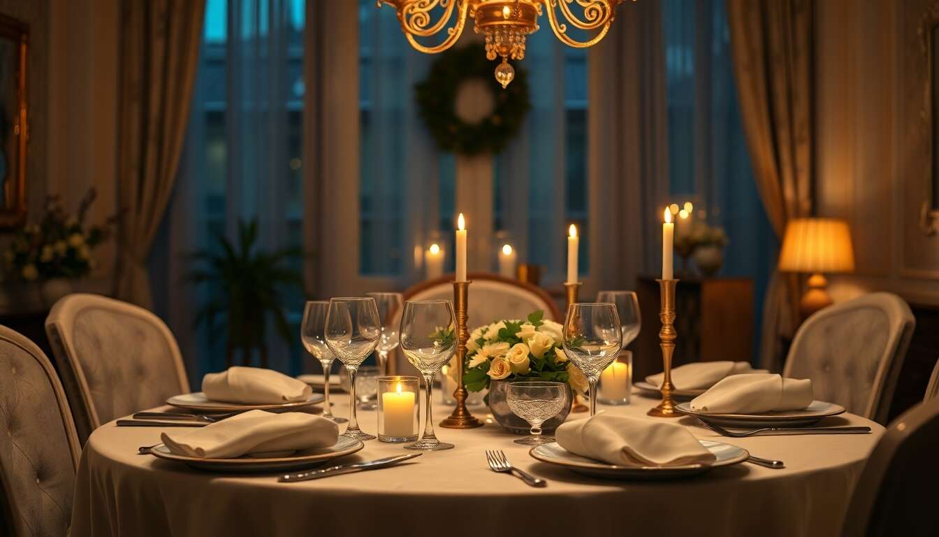 Partager un dîner gastronomique à la maison