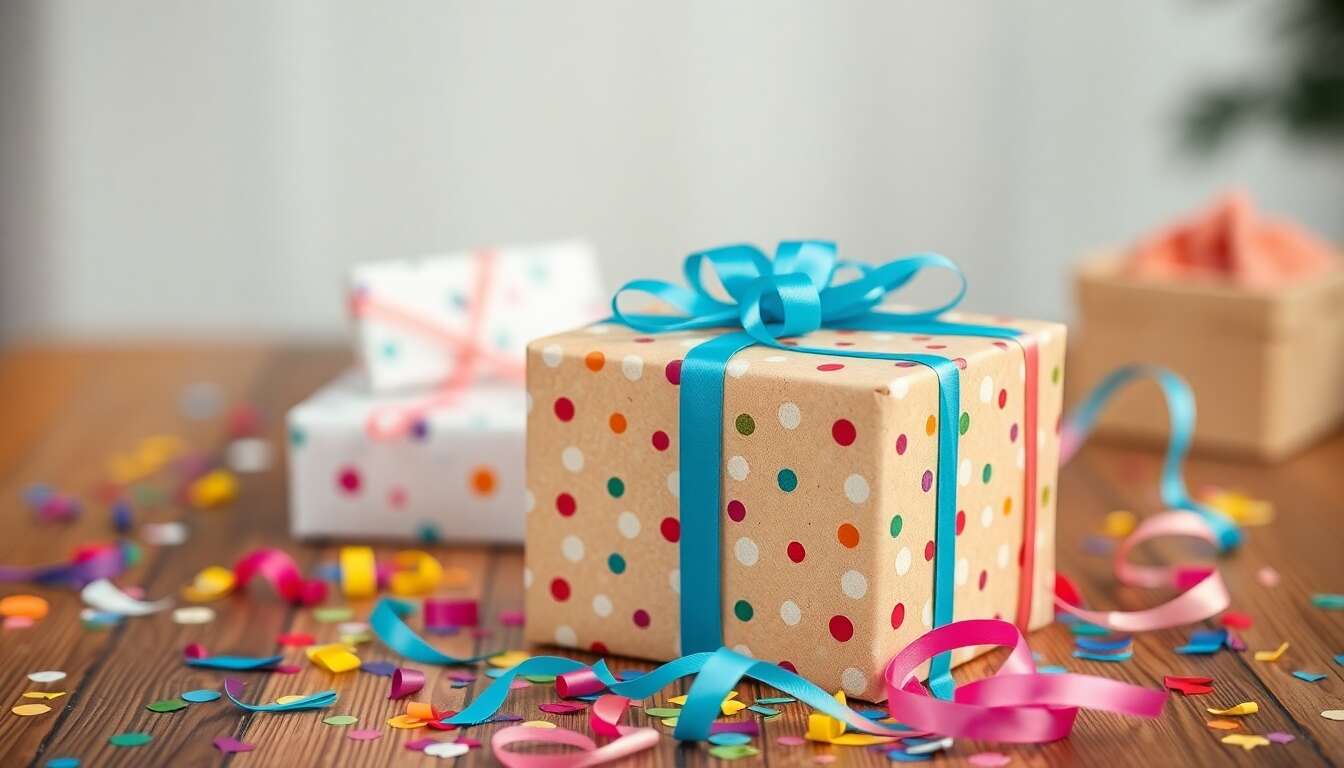 Emballage et présentation du cadeau