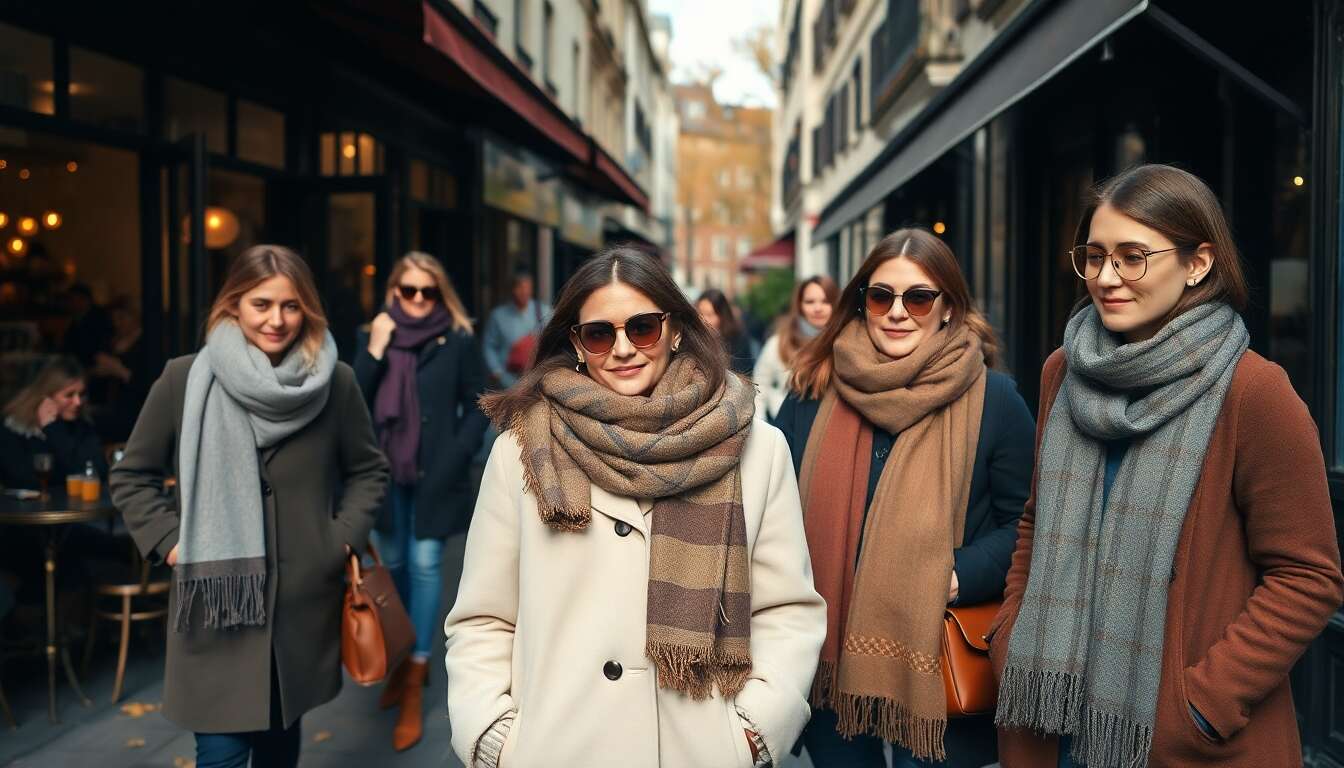 Foulards et écharpes : l'art de la polyvalence