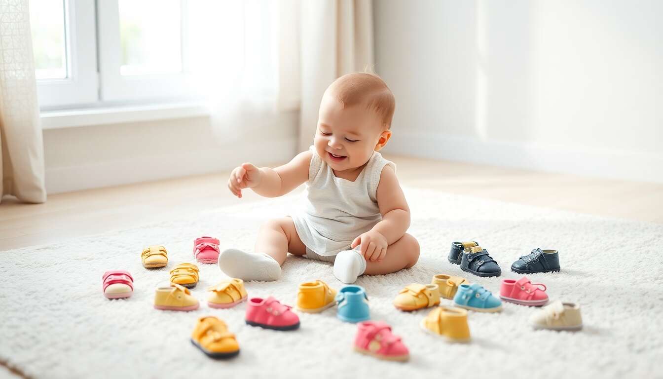 Quand commencer à mettre des chaussons à bébé Quand commencer à mettre des chaussons à bébé