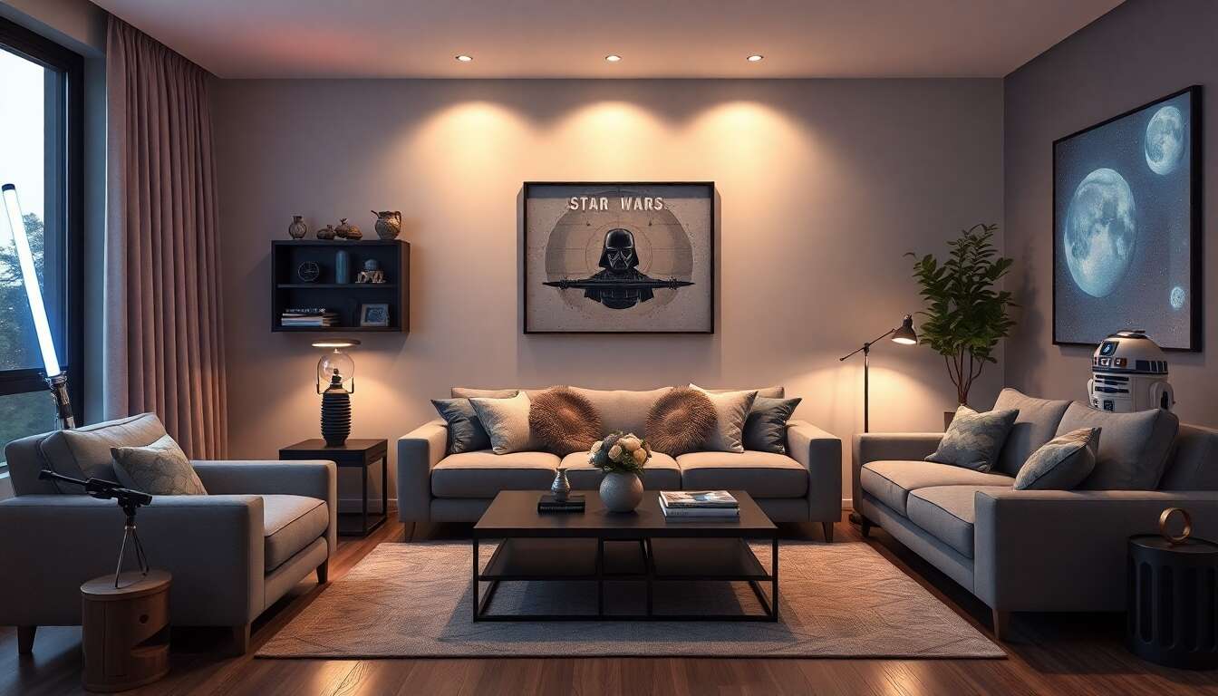 Quand la décoration rencontre l'univers star wars Quand la décoration rencontre l'univers star wars