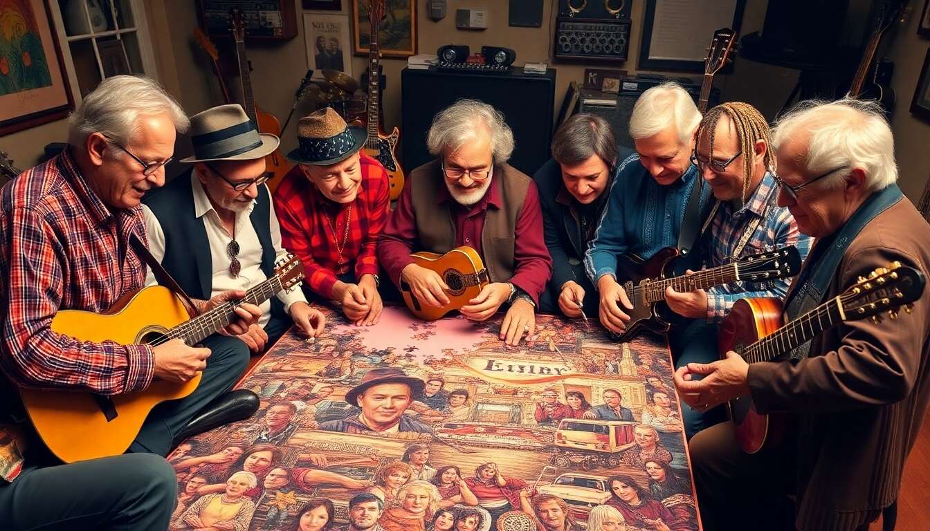 Les groupes emblématiques en version puzzle