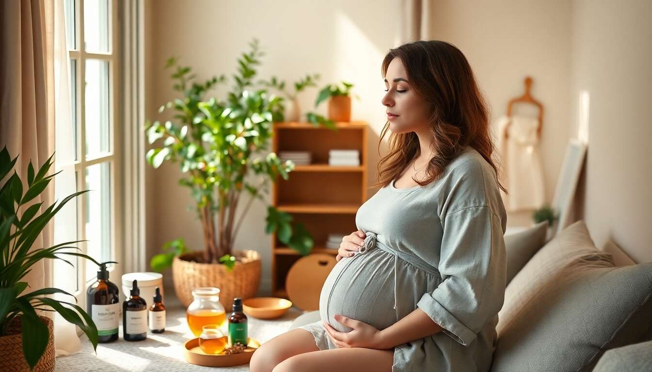 Produits naturels pour soulager les inconforts de la grossesse