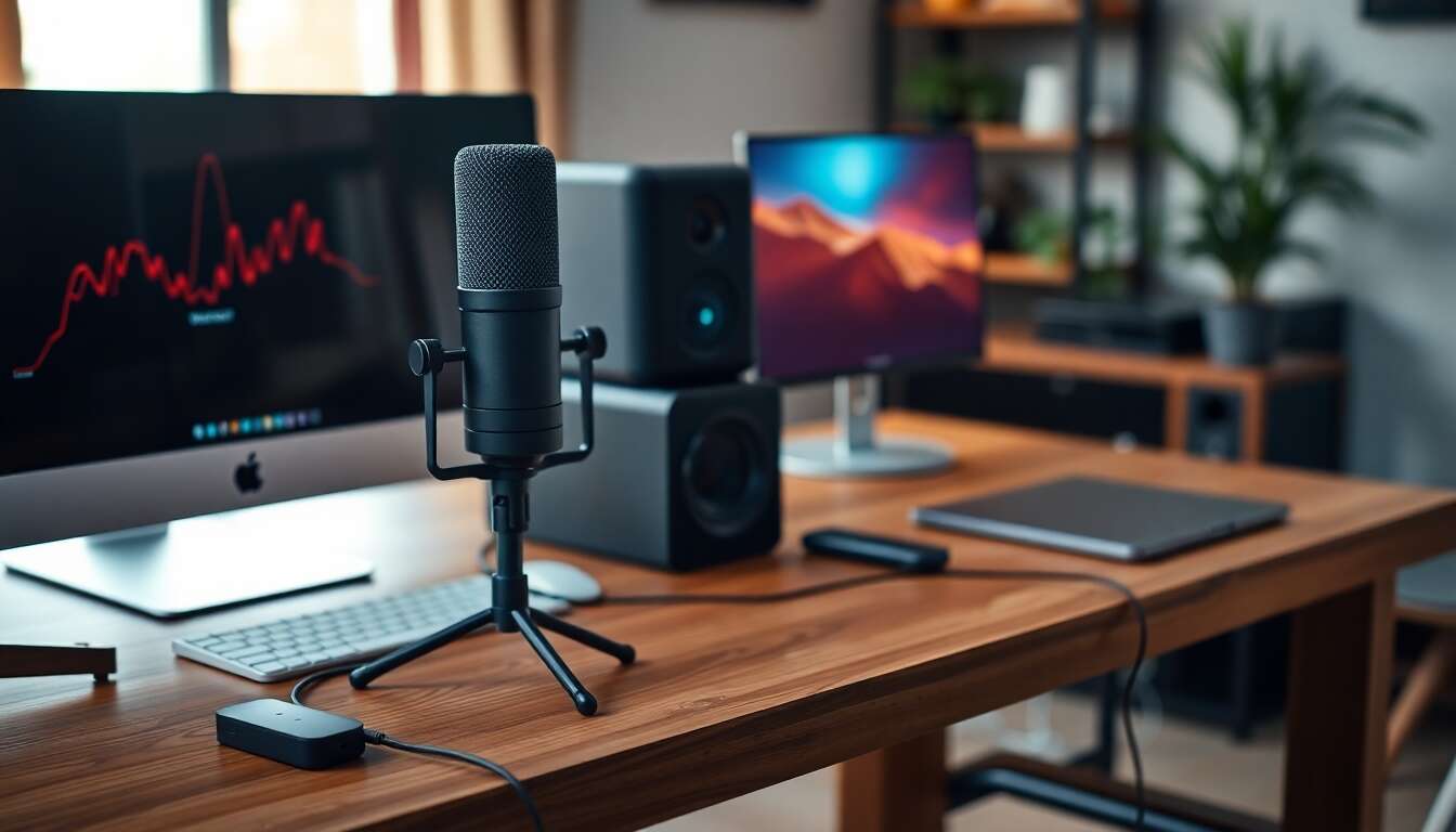 Les indispensables : micro et webcam pour une qualité professionnelle