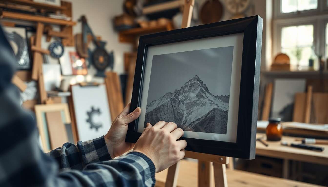 Choisir le bon matériau pour votre cadre d'art