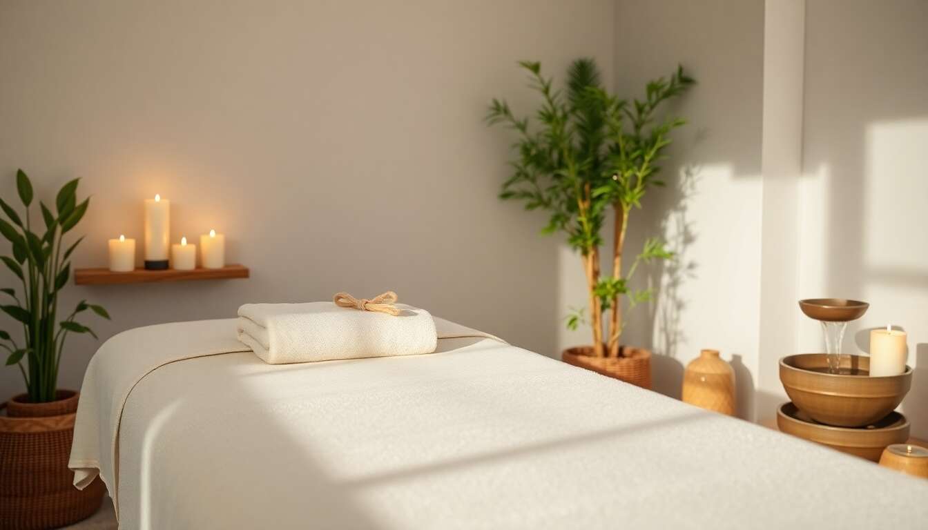 équipements pour un massage relaxant chez soi
