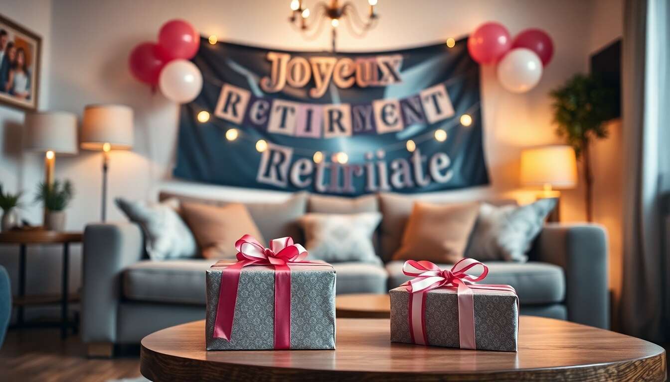Cadeaux souvenirs ch&eacute;ris pour une retraite inoubliable