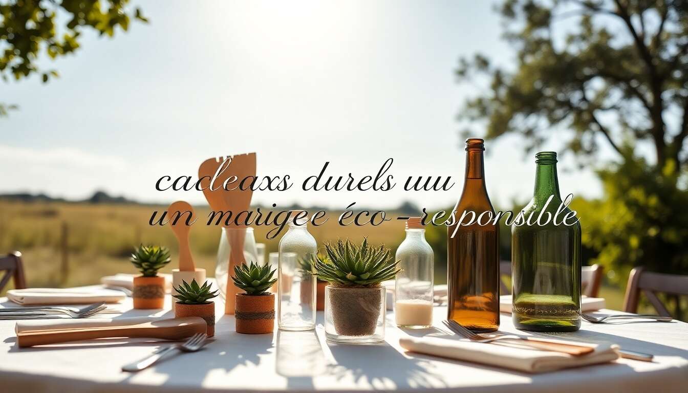 Id&eacute;es de cadeaux durables et utiles pour les mari&eacute;s