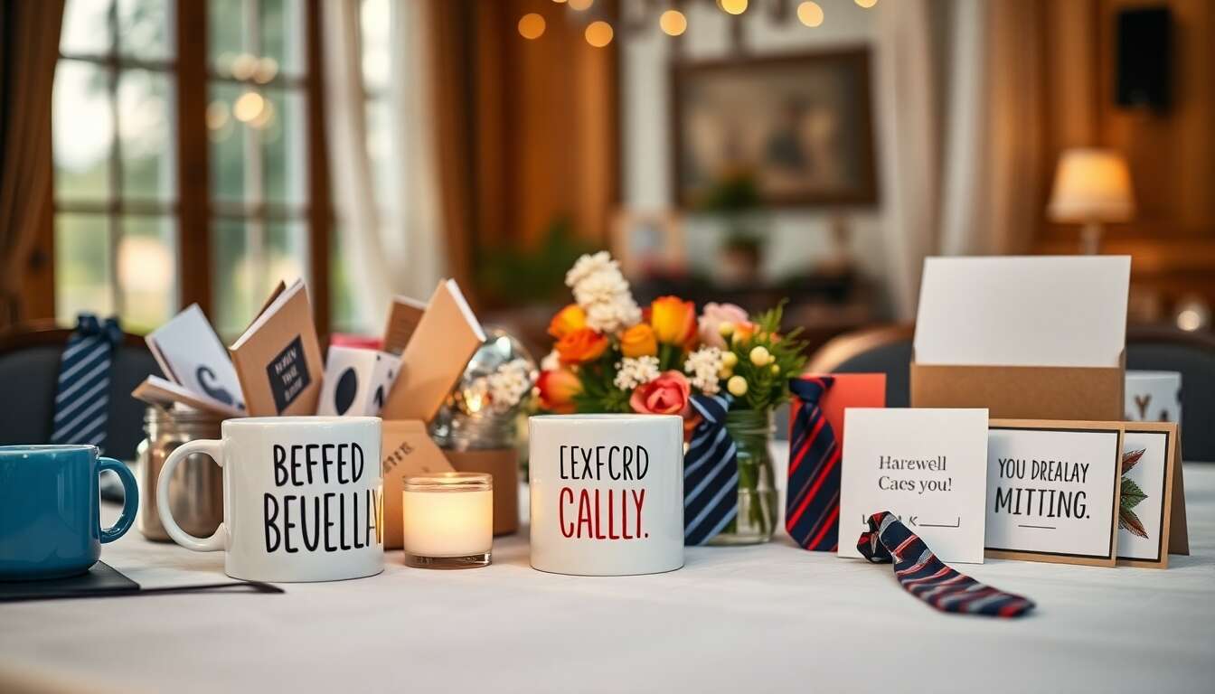 Cadeaux humoristiques pour un d&eacute;part r&eacute;ussi