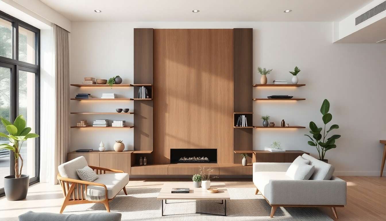 Int&eacute;grer des &eacute;tag&egrave;res comme s&eacute;parateurs de pi&egrave;ce