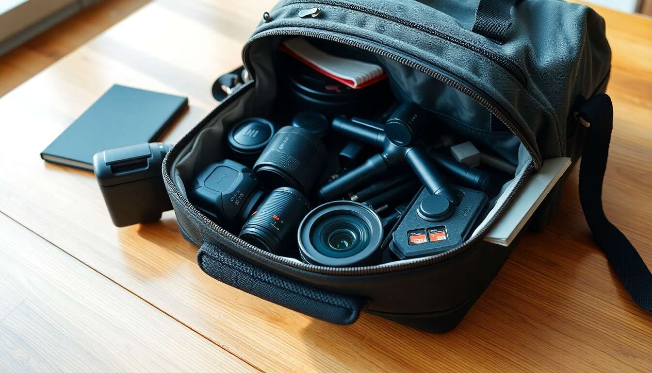 Les accessoires indispensables pour un sac photo