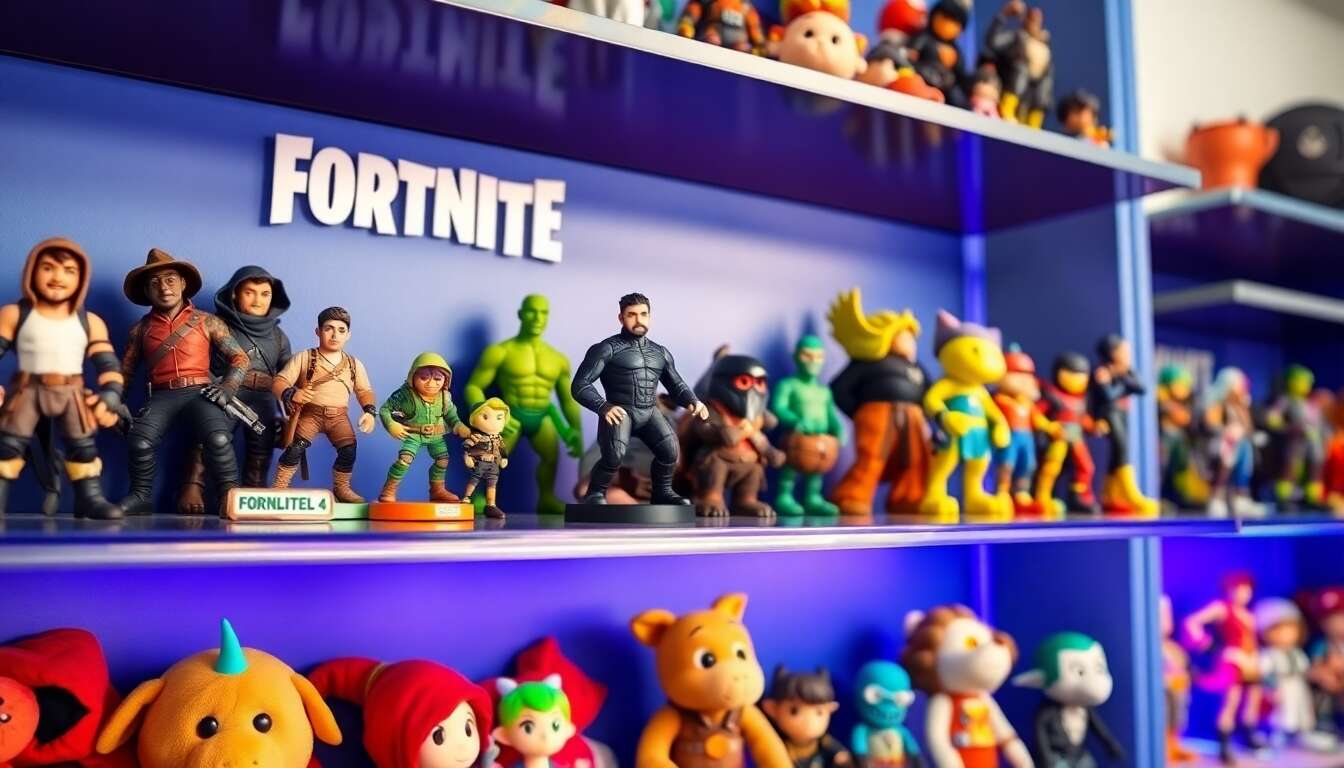 Figurines et peluches fortnite pour enrichir ta collection