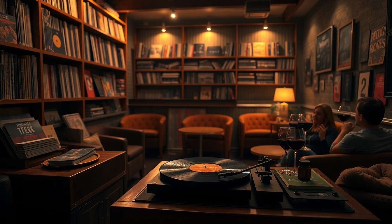 Des soir&eacute;es bar &agrave; vinyles pour une ambiance r&eacute;tro