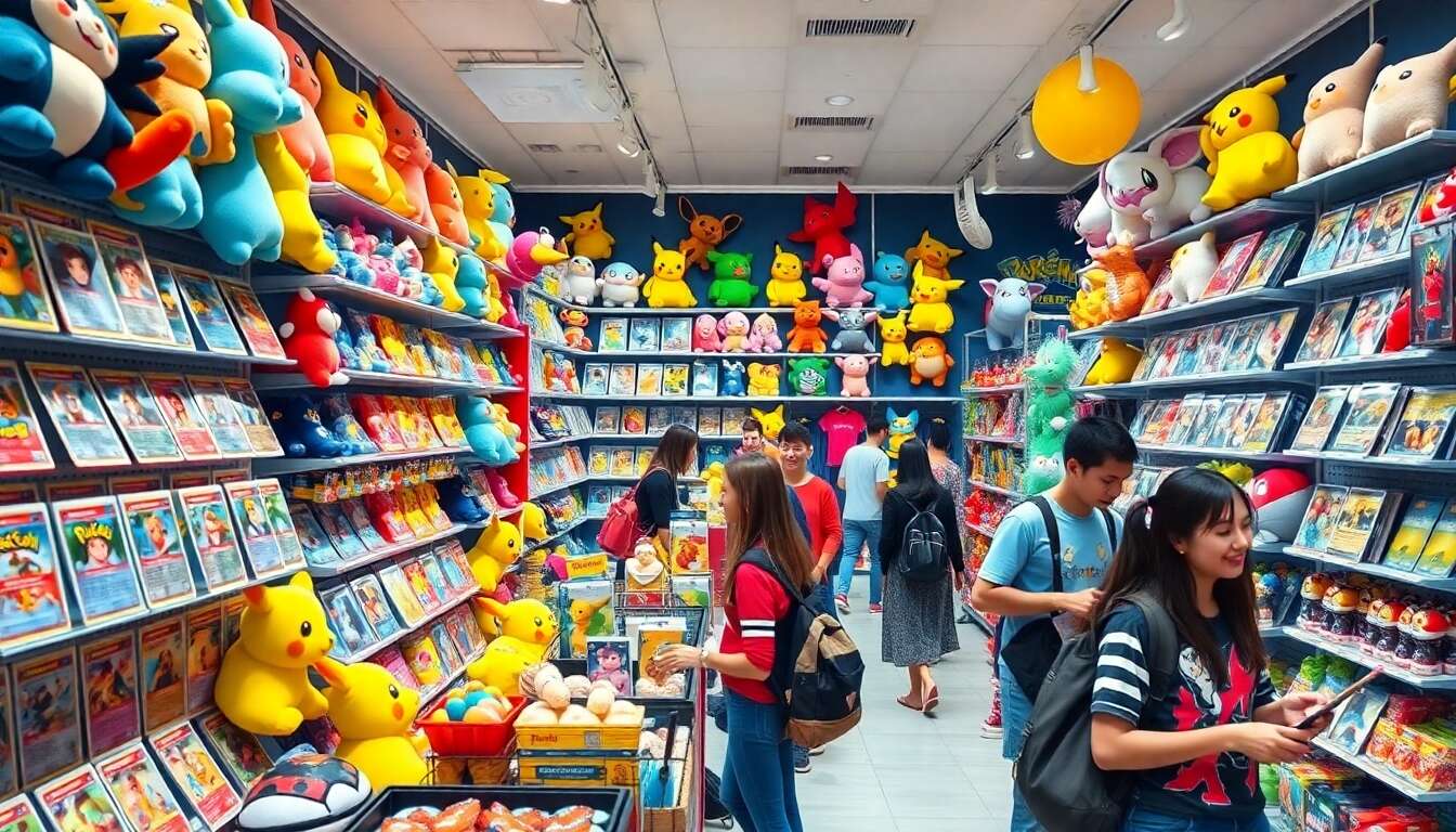 Boutiques spécialisées et pop-up stores : l'expérience shopping pokémon Boutiques spécialisées et pop-up stores : l'expérience shopping pokémon