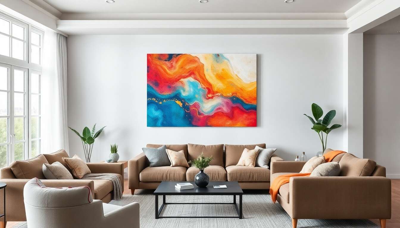 La photo sur toile comme &eacute;l&eacute;ment de d&eacute;coration int&eacute;rieure