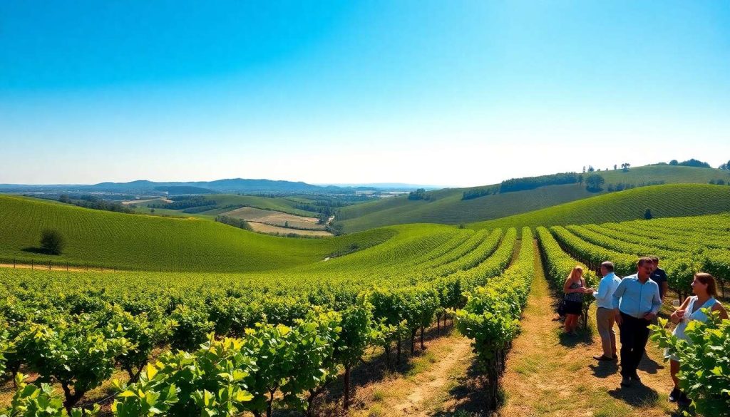 Journée dégustation dans un vignoble français