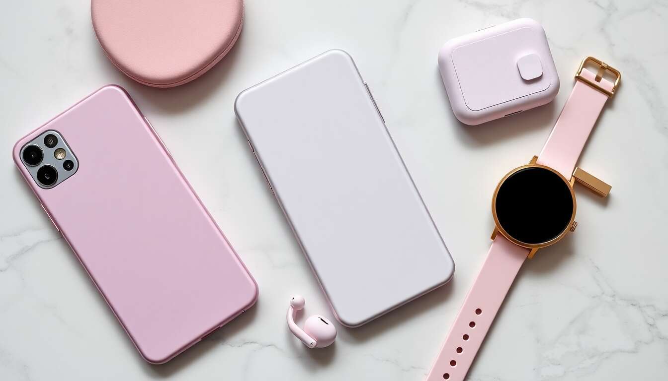 Accessoires et appareils high-tech girly &agrave; adopter