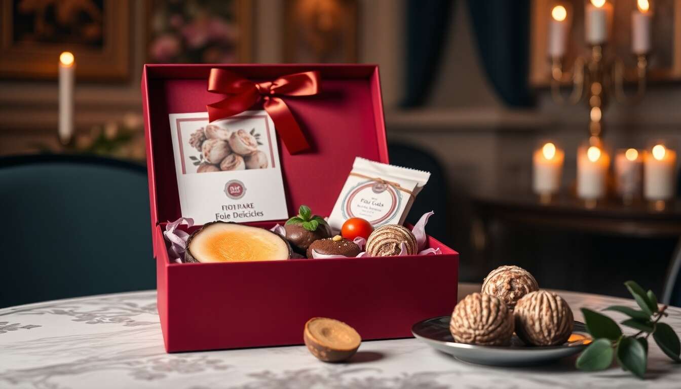 Le luxe du foie gras et des truffes