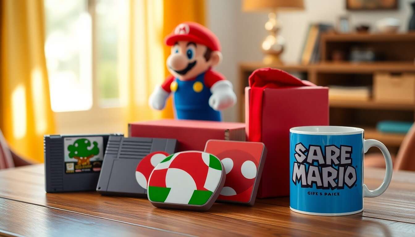 Produits d&eacute;riv&eacute;s super mario pour une d&eacute;coration geek