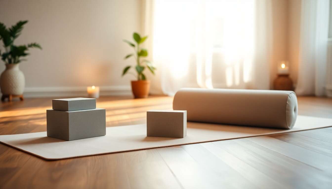 Accessoires de soutien : blocs et bolster