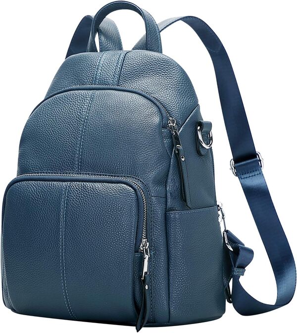 ALTOSY Sac à Dos Femme Cuir Véritable Anti-vol Mode Loisir Élégant Chic Sac porté Épaule Daypack