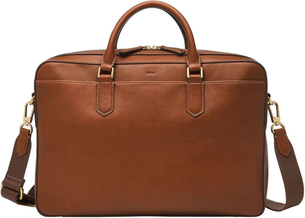 Test du porte-documents Fossil Asher en cuir pour homme