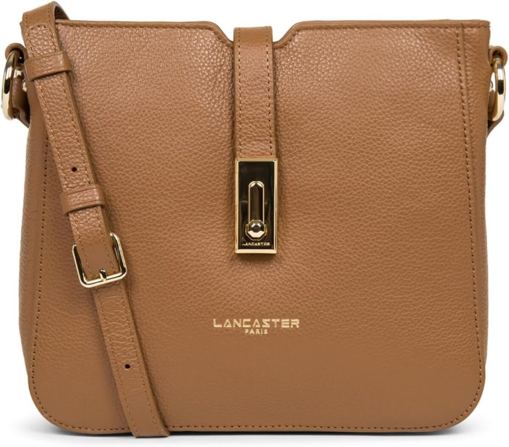 Avis sur le sac trotteur Lancaster Milano Horizon en cuir grainé camel