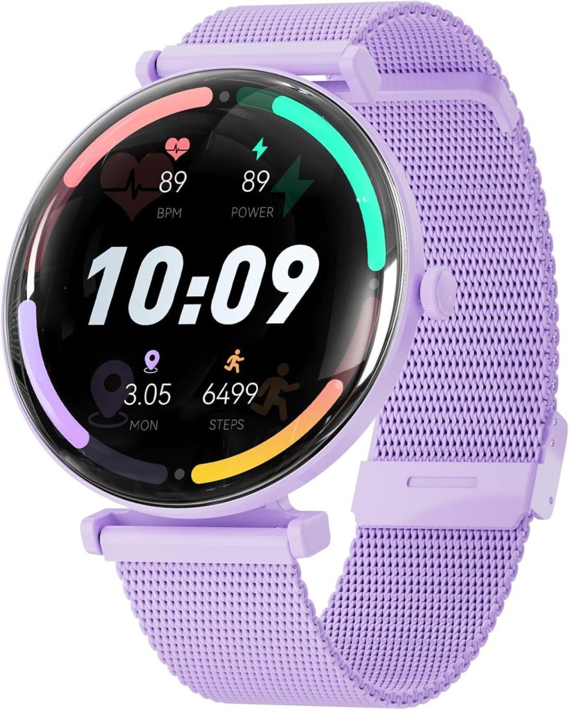 Test de la montre connectée Hwagol pour femme avec écran AMOLED 1, 43