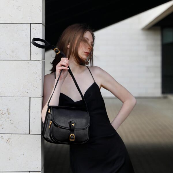 Time Resistance sac Crossbody en Cuir - sac à Main Pour Femmes - sac à Main en Cuir élégant