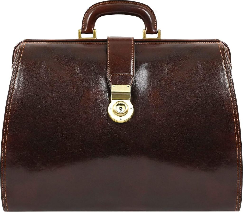 Test du sac médecin cuir Time Resistance : élégance et praticité