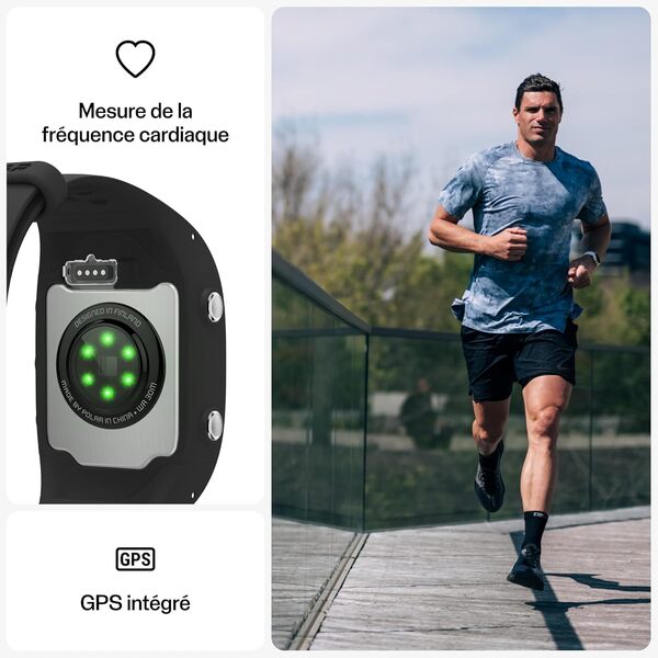 Polar - M430 - Montre Running GPS avec suivi de la Fréquence Cardiaque - Noir - Taille M-L