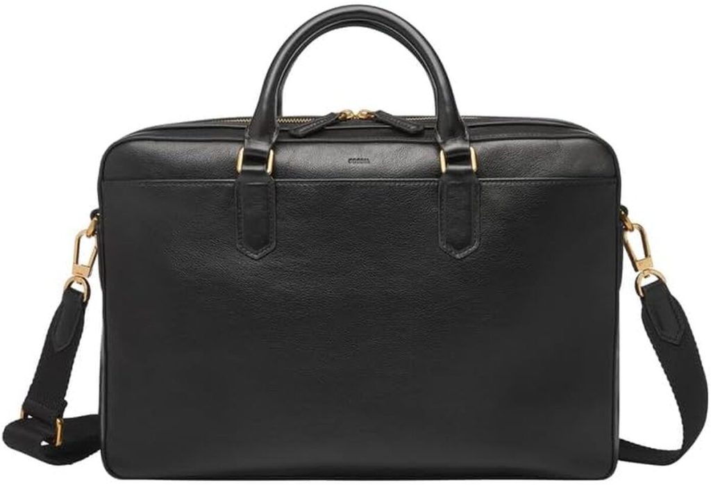 Avis sur le porte-documents Asher Fossil en cuir pour homme