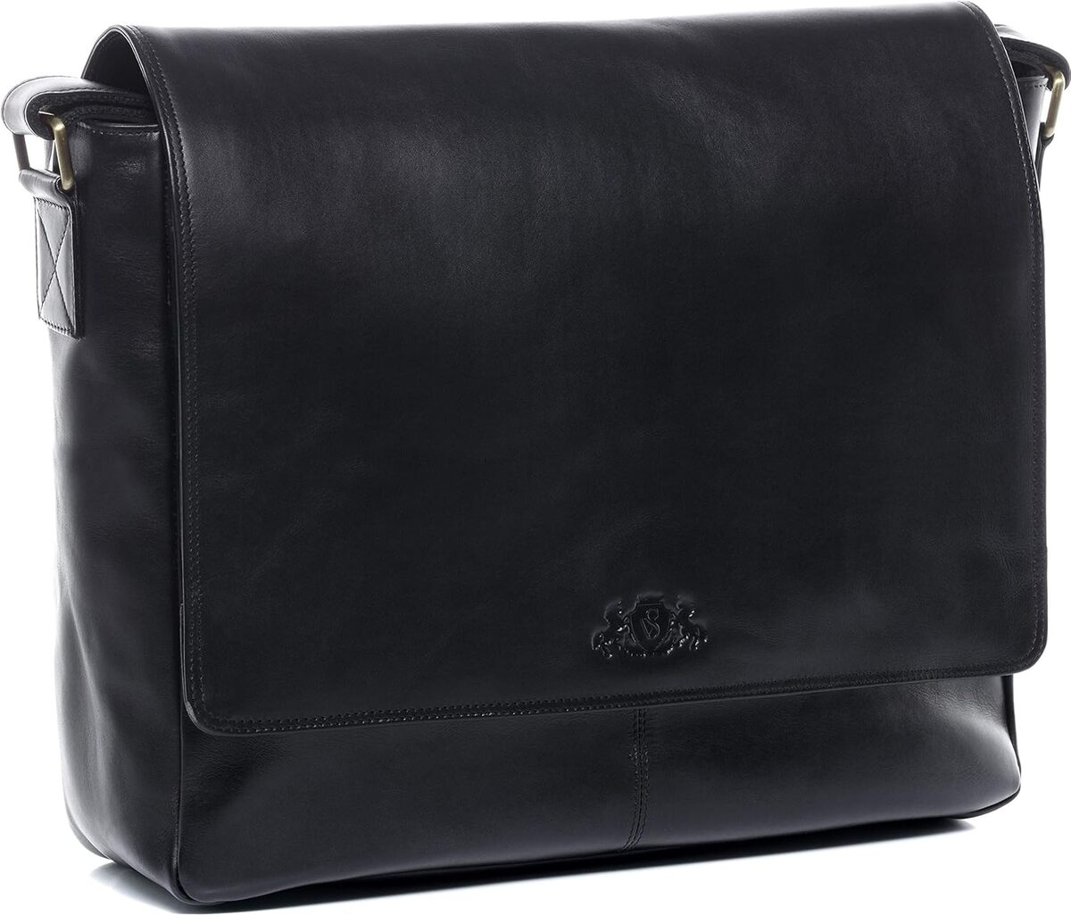 Sac De Voyage En Cuir Noir Marks & Spencer - Porte-costume Grande Qualité