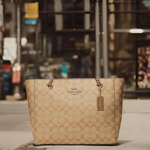 Coach Chaîne en cuir Cammie pour femme