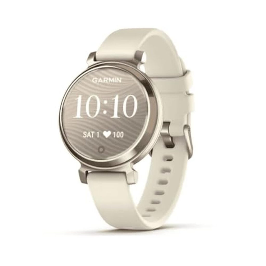 Montre Connect e F minine D couvrez La Garmin Lily 2 En Cream Gold