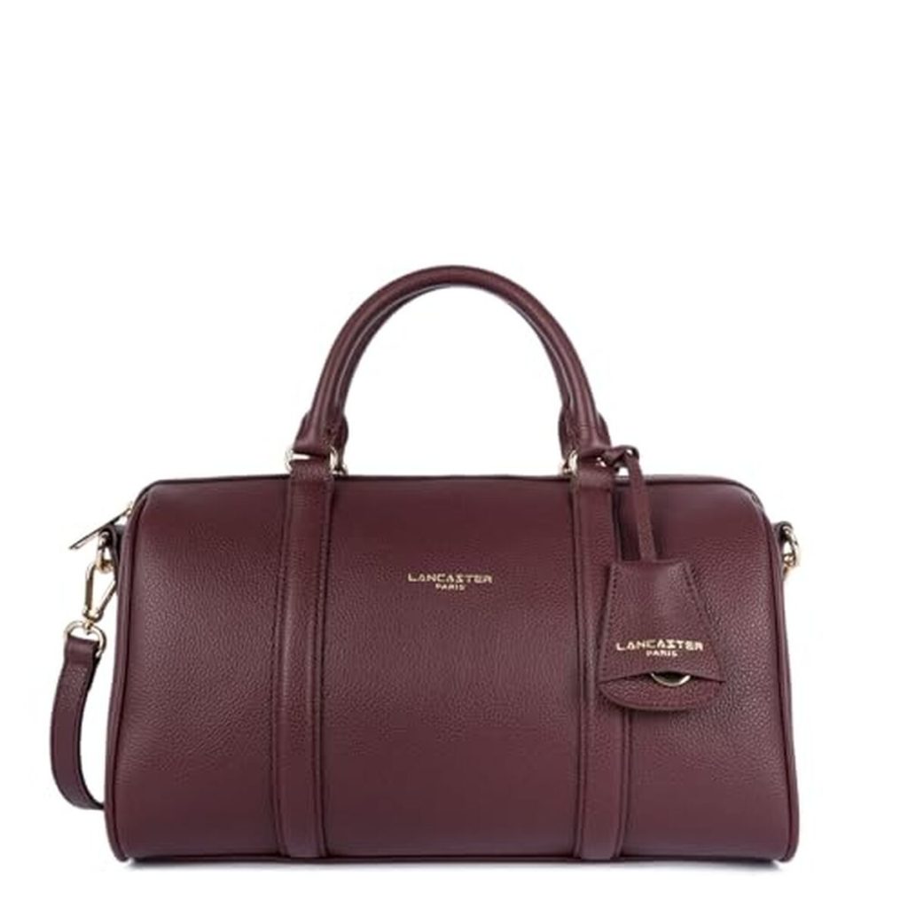 Test : grand sac polochon Lancaster Milano Ana en cuir bordeaux