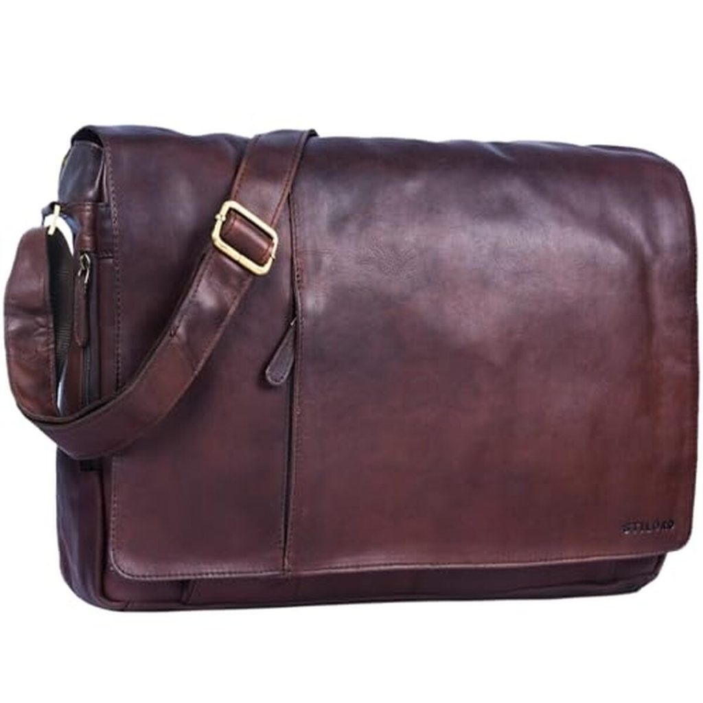 Test : sac XXL Stilord Maximus en cuir ébène - polyvalence et élégance