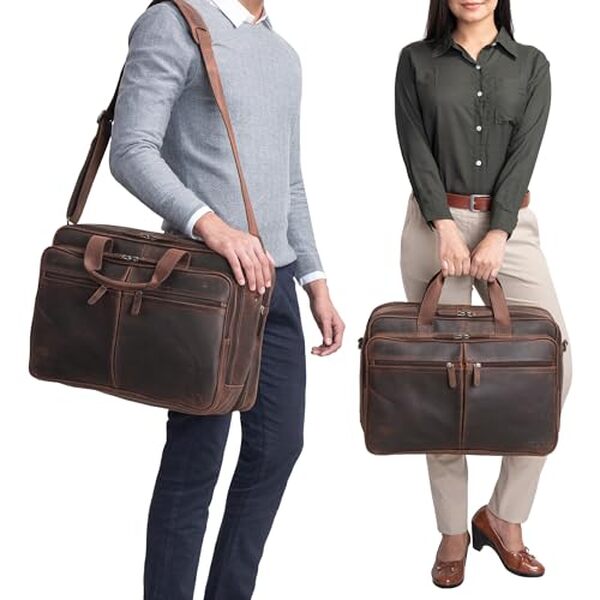 Découvrez notre avis détaillé sur la sacoche en cuir XXL Stilord 'Gigantus'. Est-elle à la hauteur de vos attentes pour allier style et praticité  ?