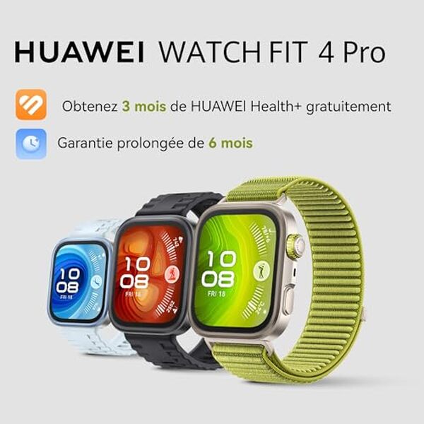 Découvrez la huawei watch fit 4 pro, un concentré de technologie et de style. Explorez ses performances, son design raffiné et comment elle rehausse votre poignet avec élégance.