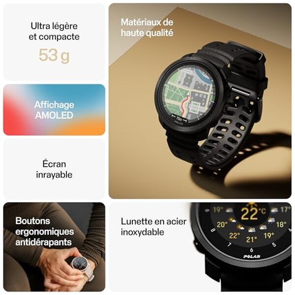 Découvrez notre avis sur la montre GPS polar Vantage M3 avec écran AMOLED, idéale pour les passionnés de running à la recherche de performance et de style.