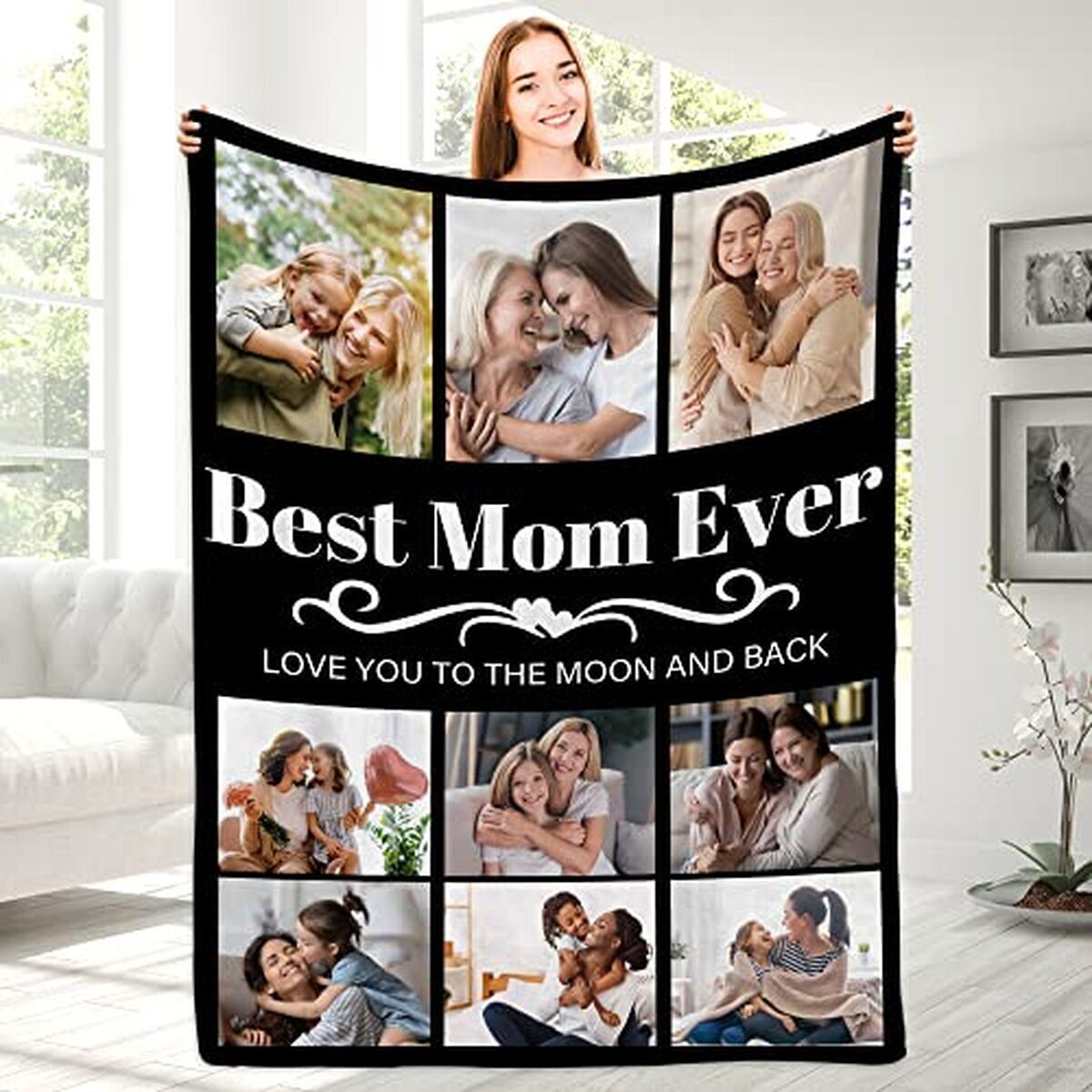 Avis sur la couverture personnalisée "Best Mom Ever" : un cadeau unique pour maman