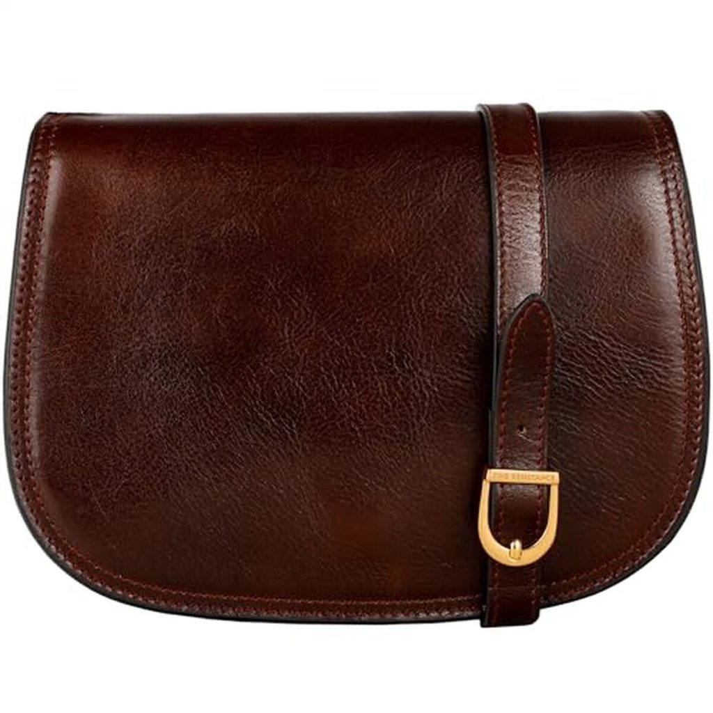 Avis sur le sac à main bandoulière en cuir Time Resistance : une élégance rétro