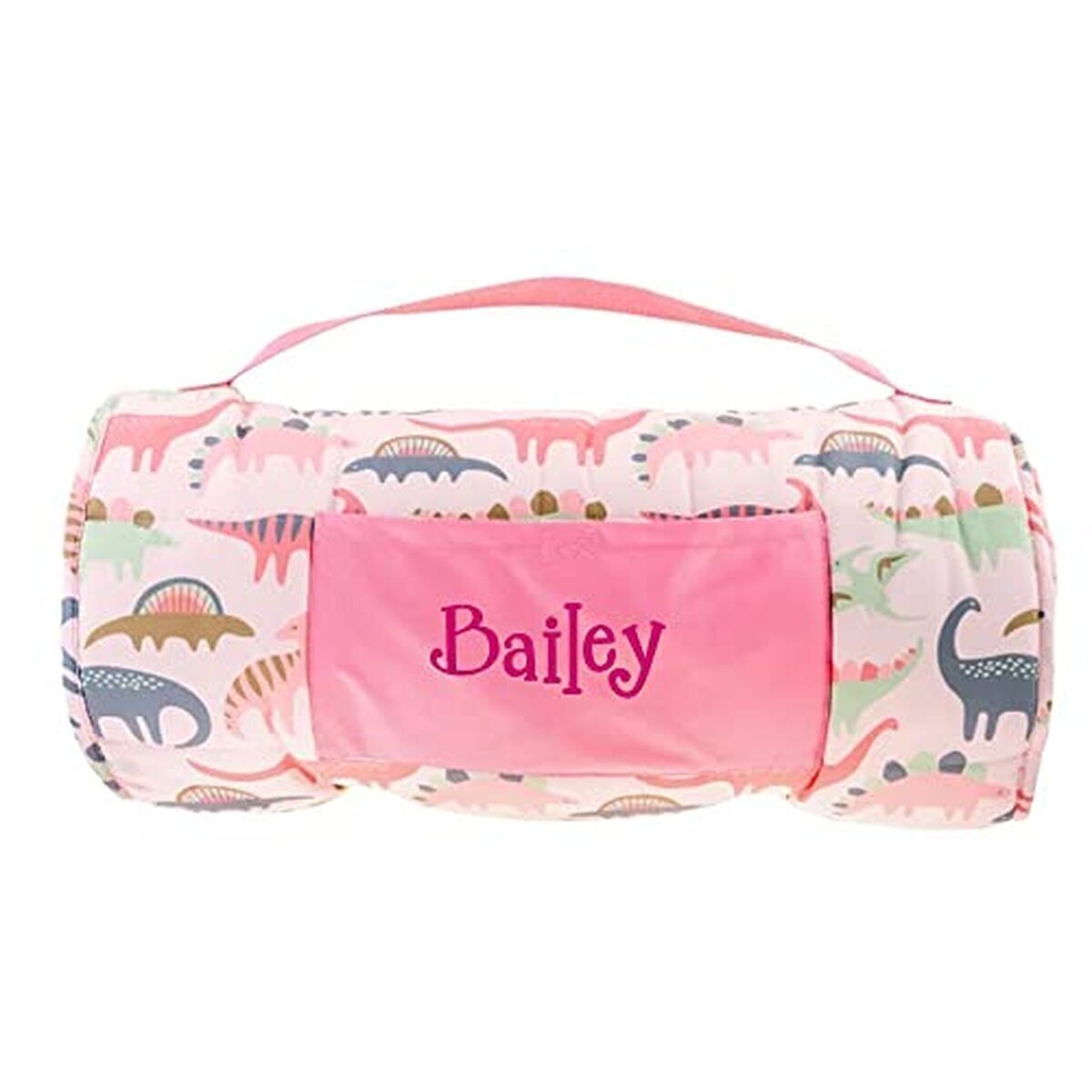 Avis sur le tapis de sieste personnalisé dinosaure rose