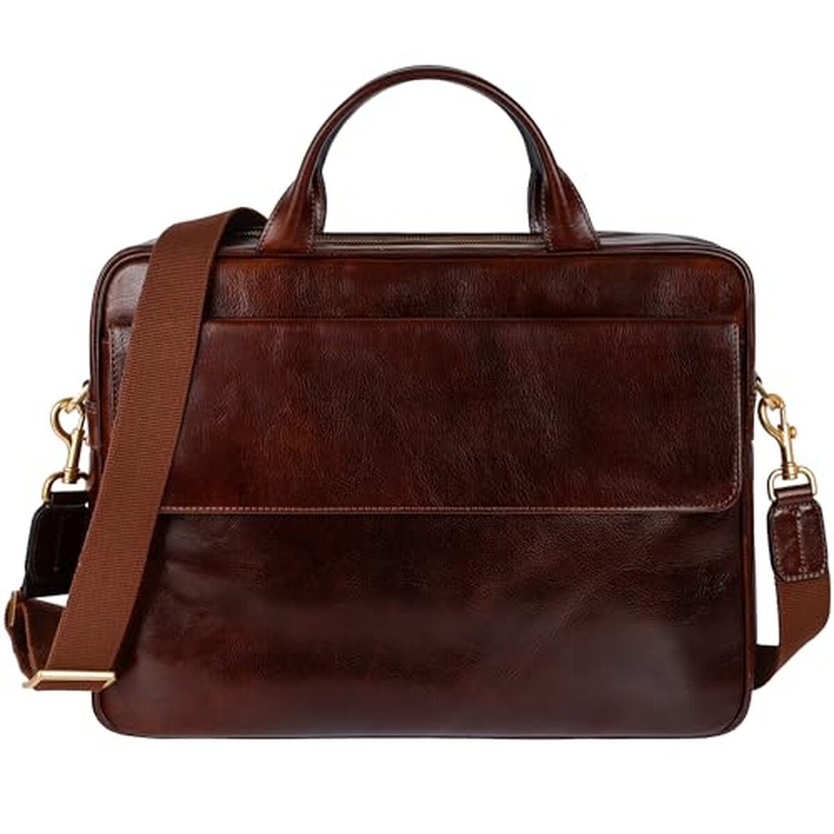 Test : sacoche cuir Time resistance, élégance italienne pour ordinateur portable